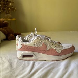 Pink and White Nike Air Max